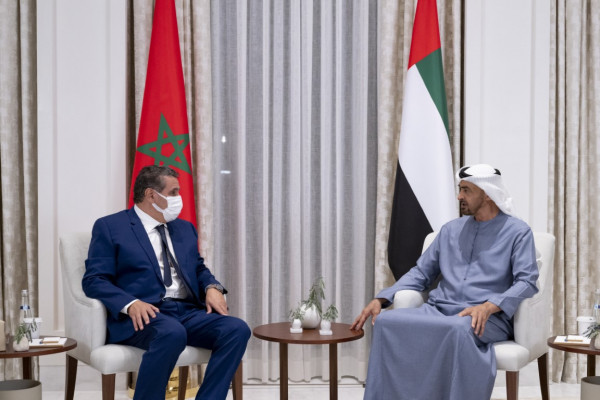 Crown Prince of Abu Dhabi receives emissary of King Mohammed VI
