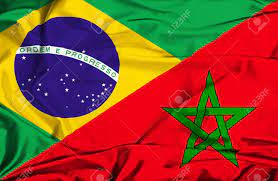 brazil-morocco flags