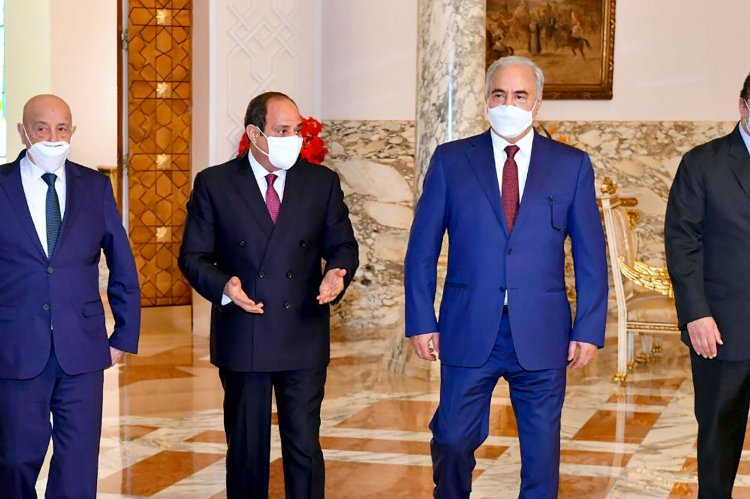 Egypt’s Al Sisi hosts Haftar, Aqila Saleh to support political process in Libya