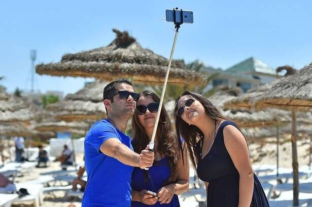 tourists in Tunisia