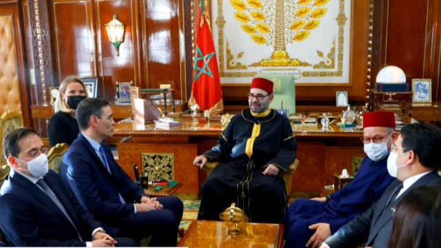 King Mohammed VI receives PM Sanchez