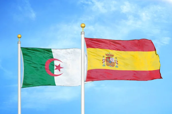 algeria-spain-flags