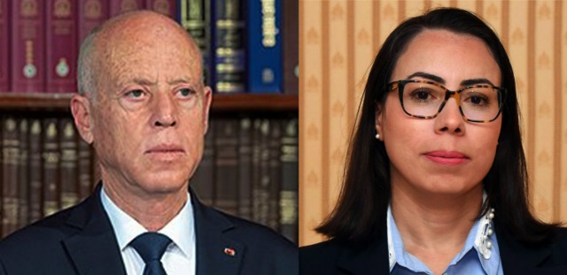 tunisia-president kais saied-former Chief of presidency Staff Nadia Akacha