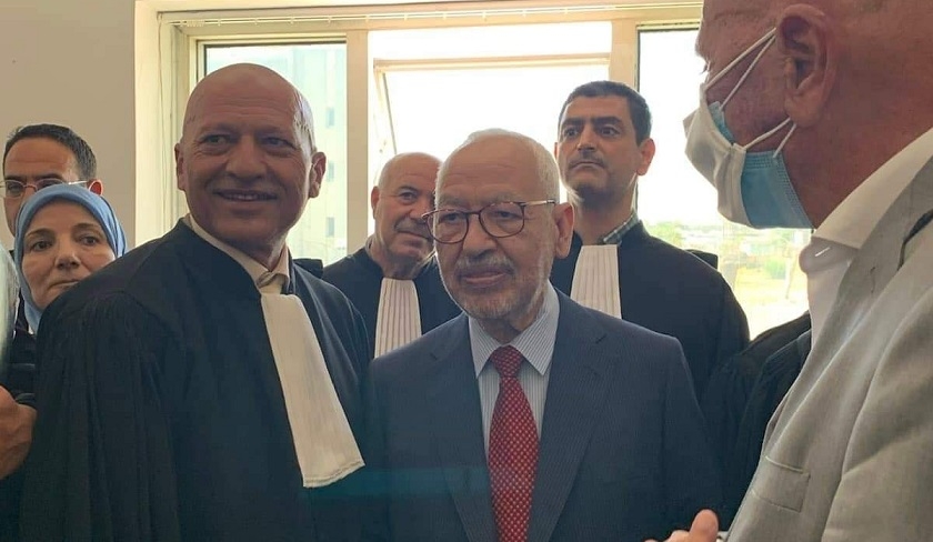Rached Ghannouchi leaves court free in Namaa Touns case