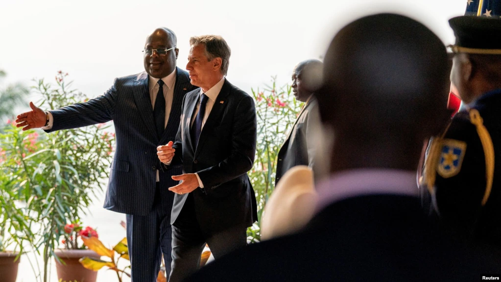 Congo’s president and Blinken discuss escalating tensions with Rwanda