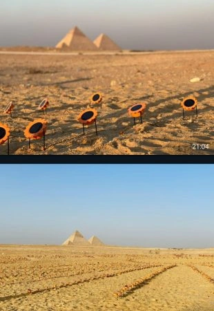 COP27: Morocco-Made eco-friendly solar lamps light up Egypt’s Giza Pyramids