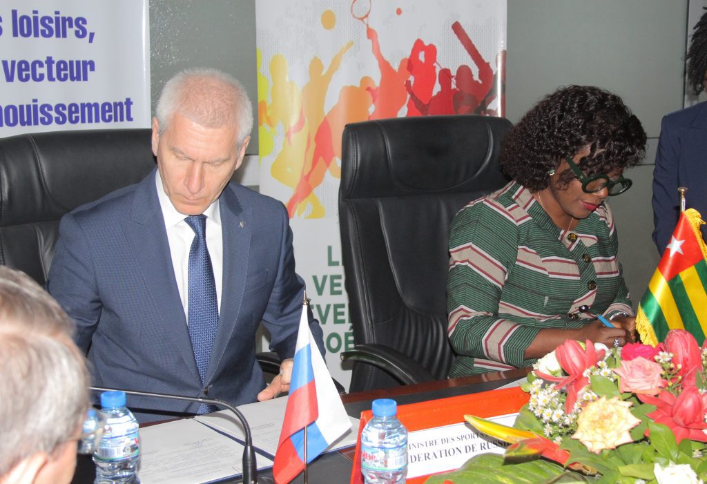 Togo, Russia ink sport education cooperation agreement