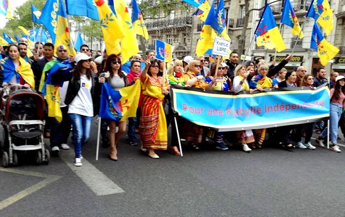 Over 20,000 march in Paris in support of Kabylie independence