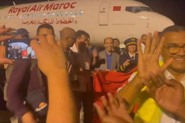 Morocco starts repatriation of its nationals from Sudan, plane with 136 Moroccans on baord lands in Casablanca