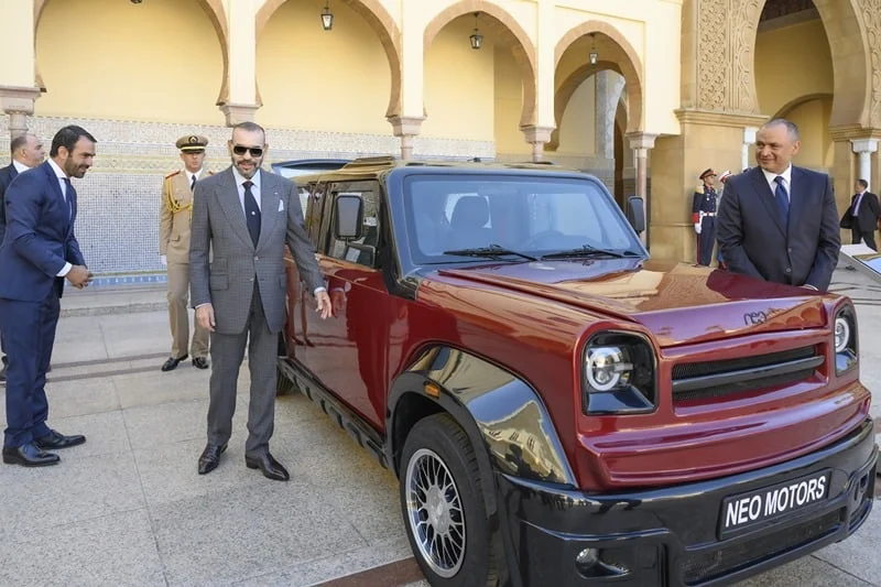 Morocco: King Mohammed VI presents first model Moroccan car brand, prototype of hydrogen vehicle