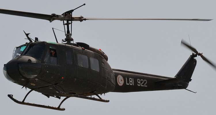 Tunisian military helicopter crashes at sea killing the crew
