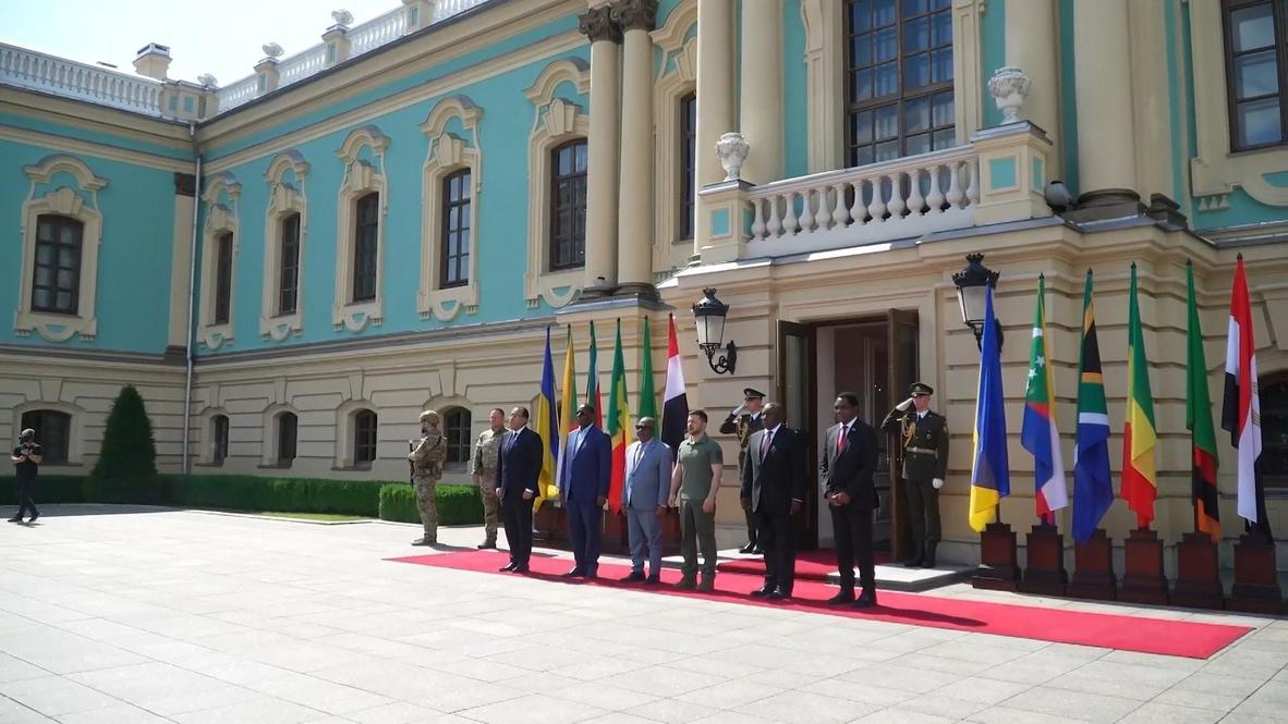 African ‘peace mission’ leaders visiting Kyiv greeted by explosions, air raid sirens