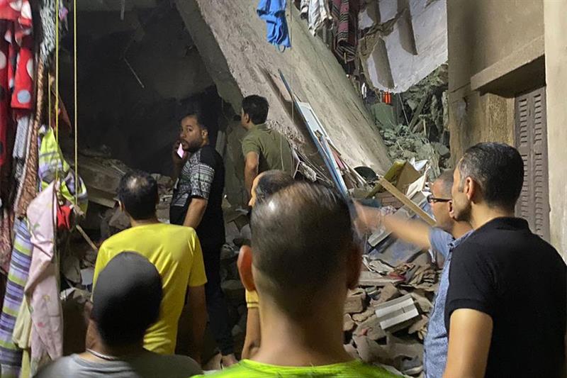 Building collapses in Egyptian capital killing 13 people