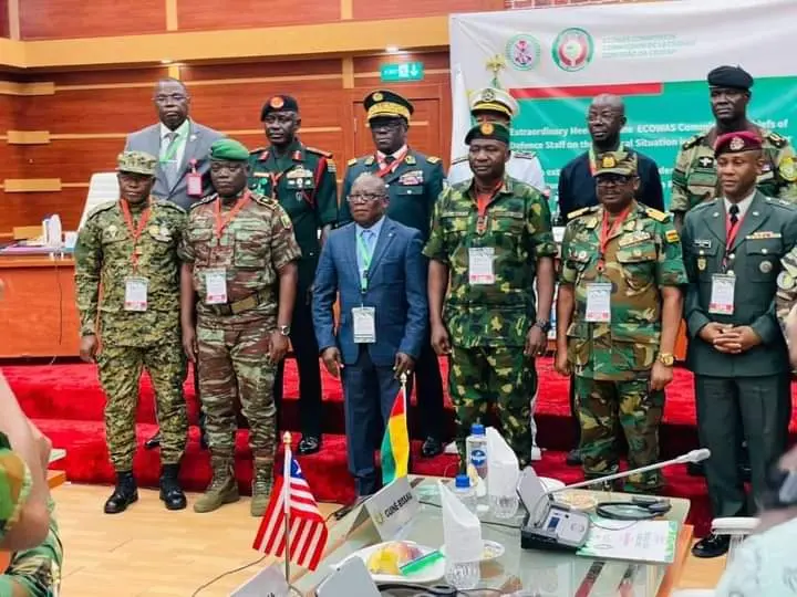 ECOWAS military chiefs to meet in Ghana Thursday, Friday to discuss Niger crisis