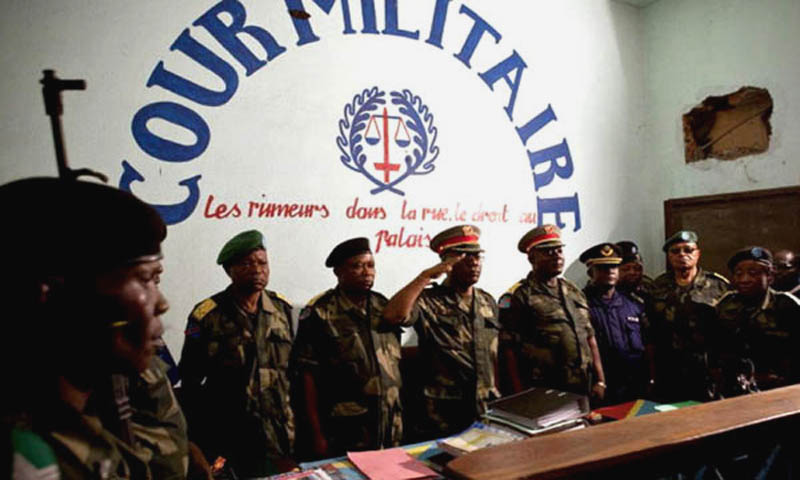 Military top commander before martial Court in DRC
