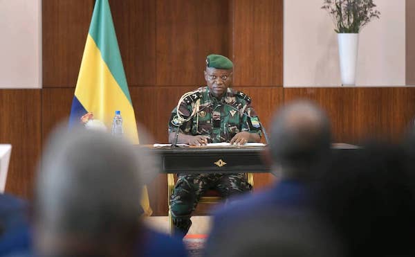 Gabon’s new strongman expected in neighboring Equatorial Guinea to cool tensions