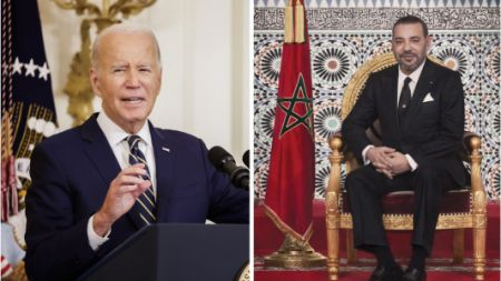 US President praises, in phone call with King Mohammed VI, the swift, efficient management of earthquake