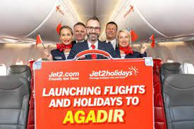 Jet2 Airline company announces six new flights from UK to Morocco
