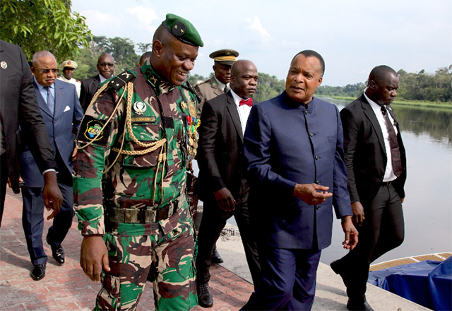 Gabon’s new strongman continues international visits, meets Congo’s Denis Sassou-Nguesso