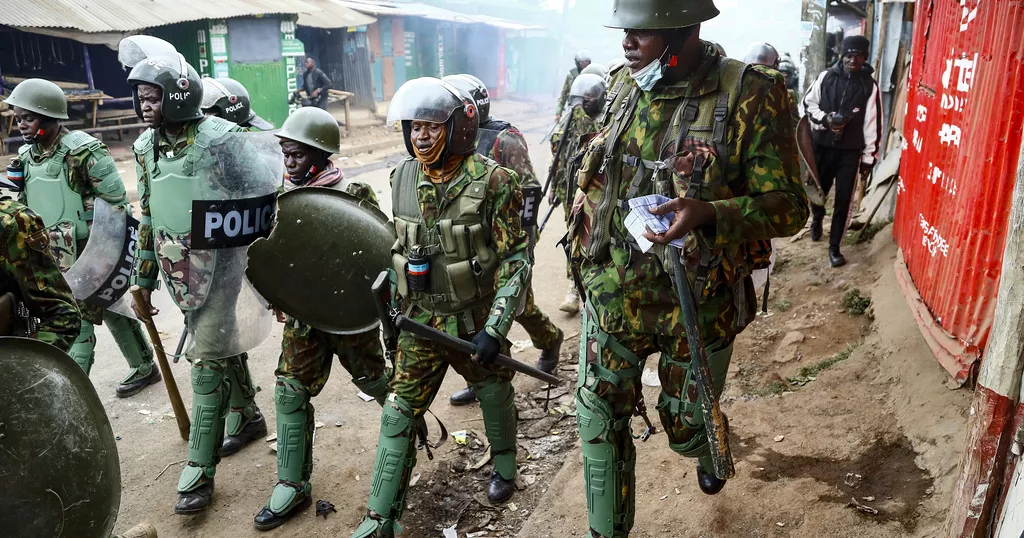 Kenyan police deployed for controversial UN-backed peacekeeping mission ...