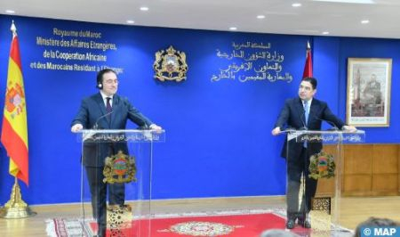 Morocco, Spain vow to endeavor to help halt hostilities in Gaza, achieve peace in the region