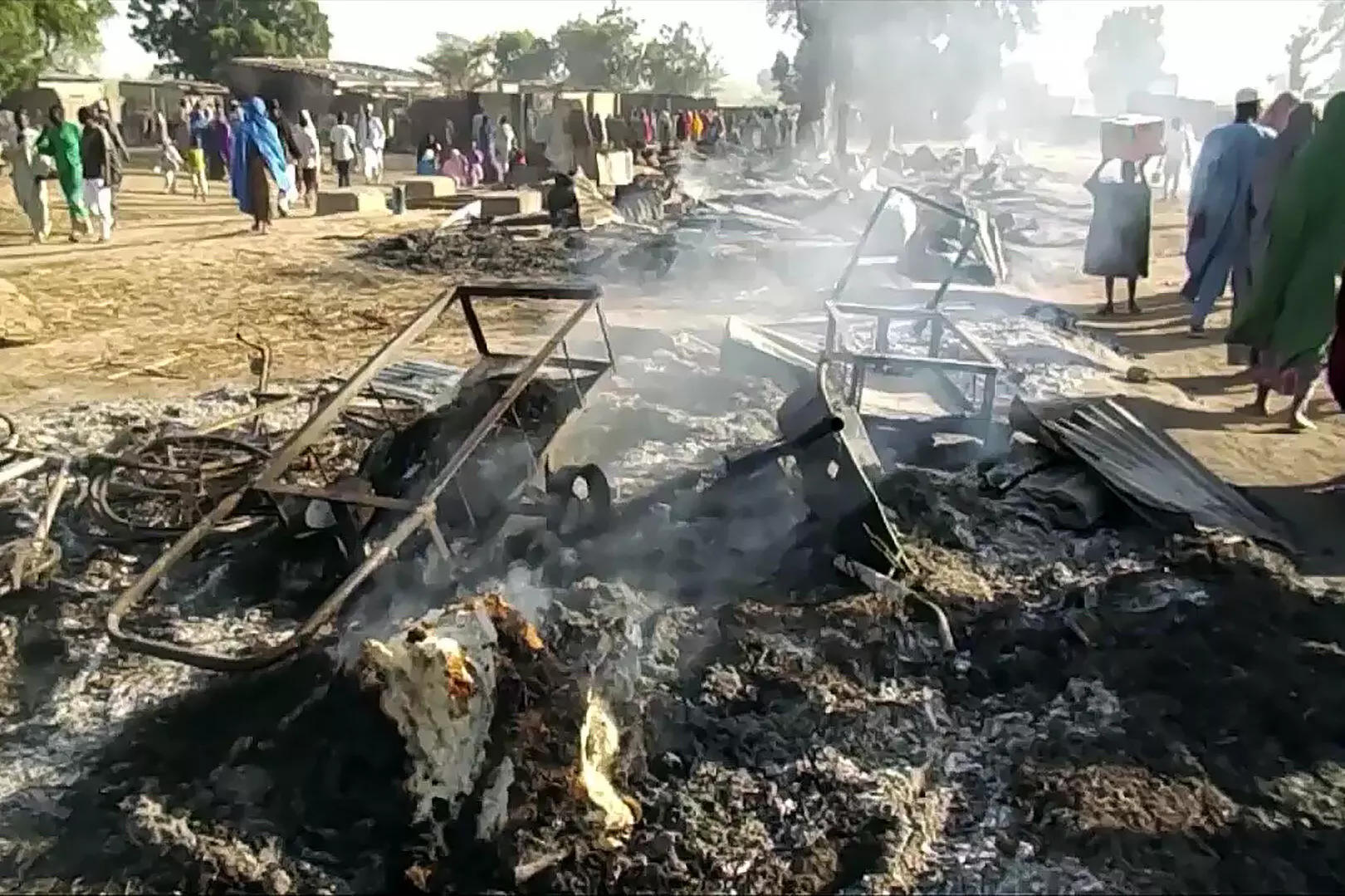 85 civilians killed in a drone strike by the Nigerian army