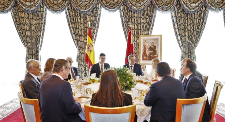 King Mohammed VI hosts luncheon in honor of President of Spanish government