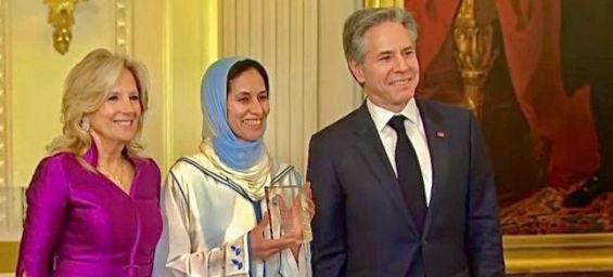 Moroccan Rabha El Haymar receives U.S. International Women of Courage Award