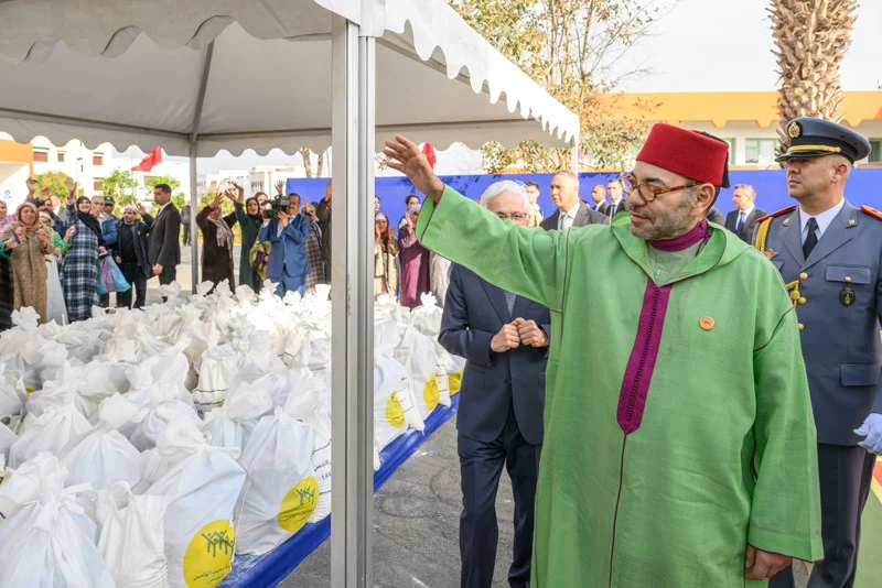 Morocco: King Launches in Rabat National “Ramadan 1445” Operation, Benefiting One Million Households