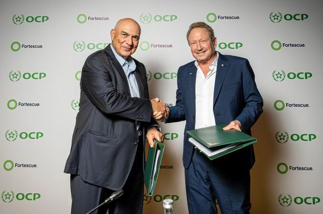 Green Hydrogen: OCP & Fortescue Energy join forces to supply Moroccan, European & International markets