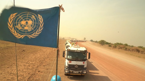 South Sudan fuel tax blocks vital UN trucks