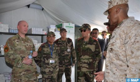 African Lion 2024: High-Level Moroccan-US Military Delegation Visits Medical-Surgical Field Hospital in Tata province