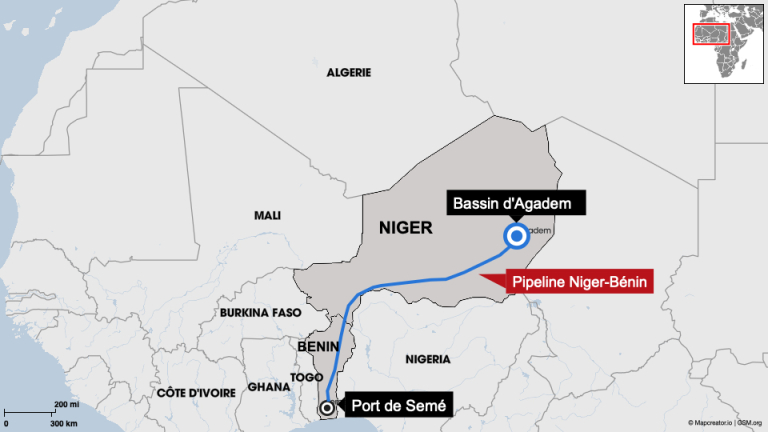 Niger: dispute with Benin, rebel attacks force junta to look for alternative oil export routes