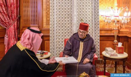 King Mohammed VI receives written message from King Salman bin Abdulaziz