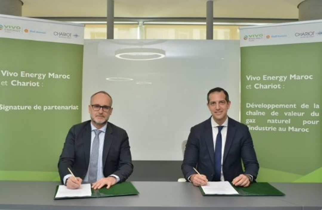 Morocco: Chariot & Vivo Energy agree on terms of gas commercialization