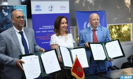 Tripartite partnership agreement to improve refugees’ access to healthcare signed in Rabat