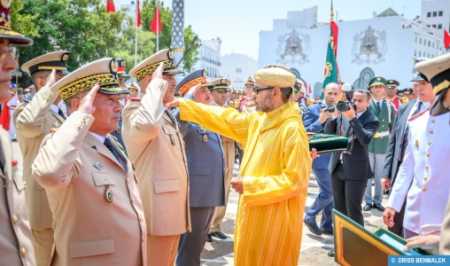 King Mohammed VI chairs oath-taking ceremony of graduate officers, pays tribute to his late mother, Moroccan women