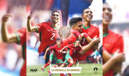 FIFA, CAF, international media hail Morocco’s feat at men’s Olympic football tournament, congratulate them on Olympic bronze medal