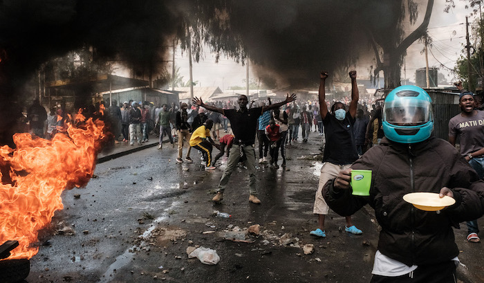 Kenyan Police clash with protesters as anti-government demonstrations continue