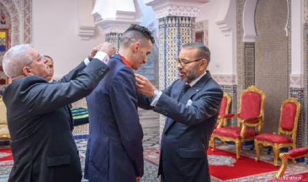 Morocco’s King bestows decoration on Olympic Champion Soufiane El Bakkali