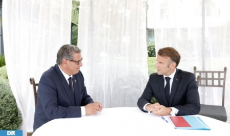 France-Morocco friendship, strategic partnership hailed at meeting between President Macron and PM Akhannouch