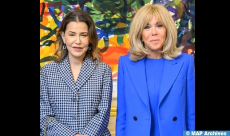 Morocco: Princess Lalla Meryem & France’s First Lady launch campaign against cyber-bullying in schools