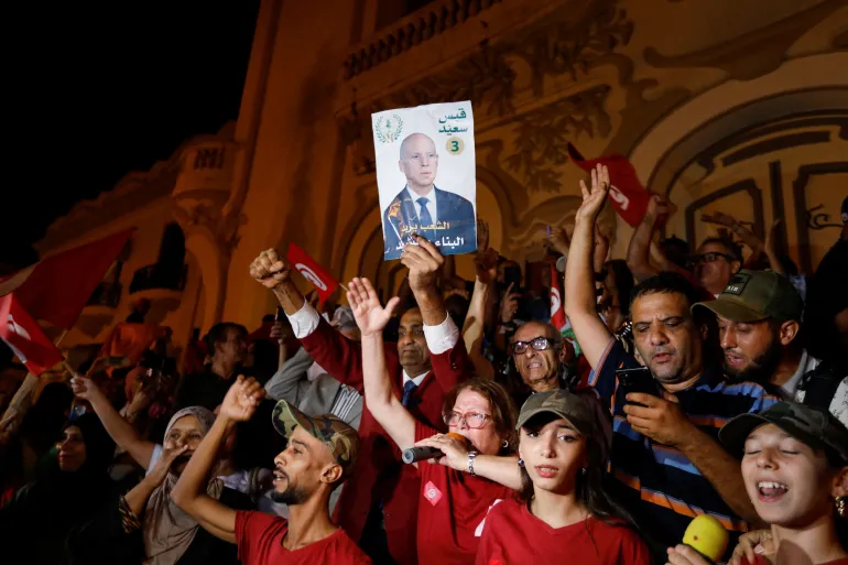 Tunisia’s incumbent President Saied set to win presidential election