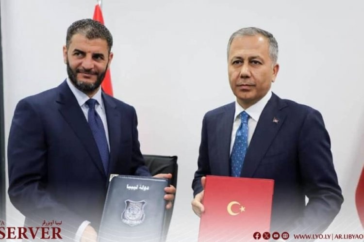 Tripoli and Ankara ink MoU in law enforcement, crime prevention