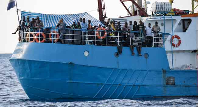 Ship Ocean Viking rescues 48 migrants off Libya