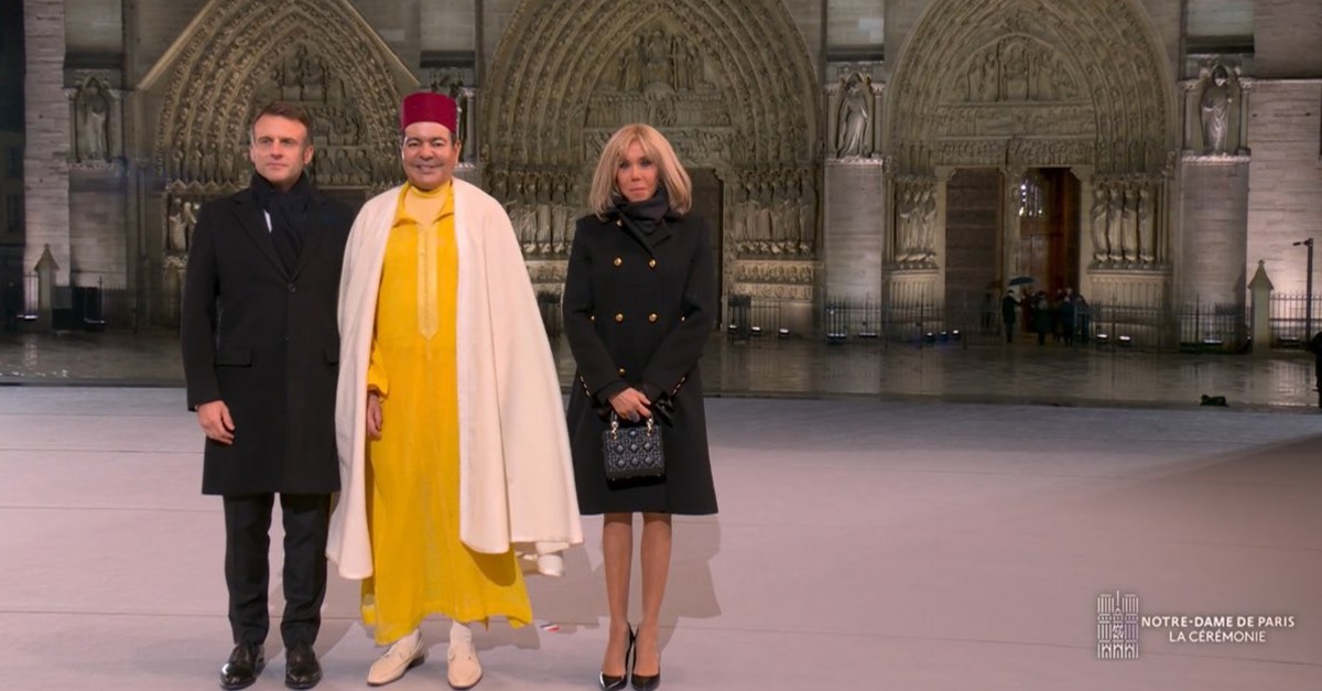 King Mohammed VI represented at Notre-Dame Cathedral reopening ceremony by Prince Moulay Rachid