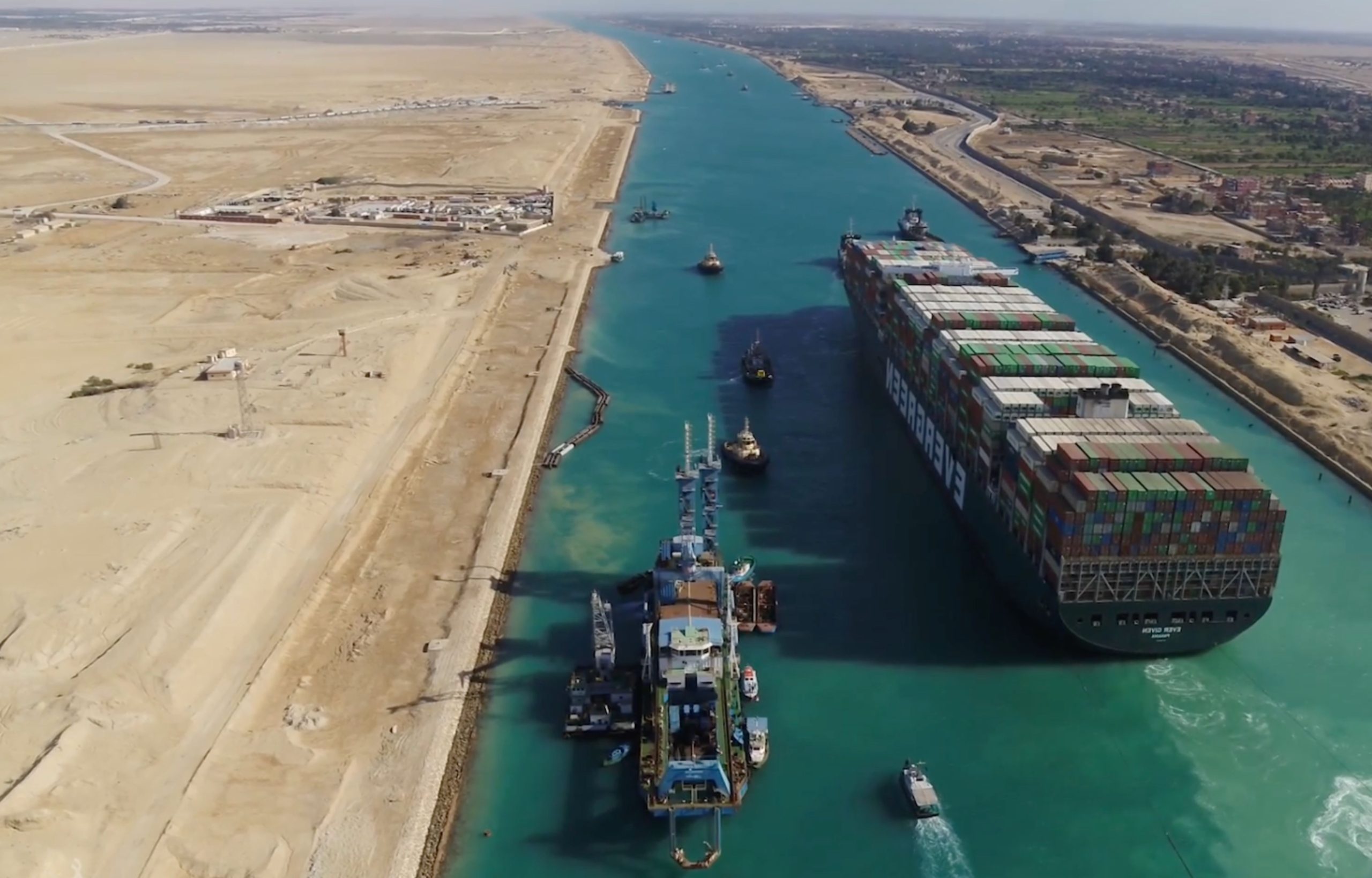 Egypt’s current account deficit soars as Suez Canal revenues plummet