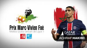 Morocco’s Achraf Hakimi wins 2025 Marc-Vivien Foé Award