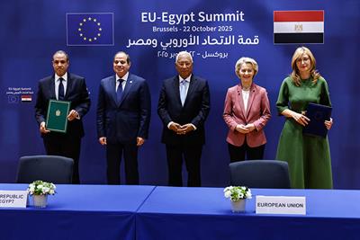 El-Sisi Commends EU Parliament for Backing Gaza Peace Efforts During Brussels Talks