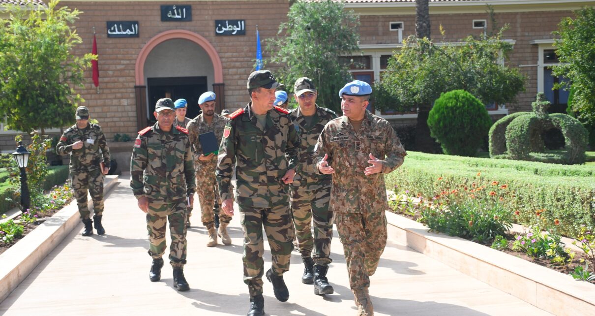 FAR Inspector General Receives New Force Commander of UN Mission in Morocco’s Southern Provinces